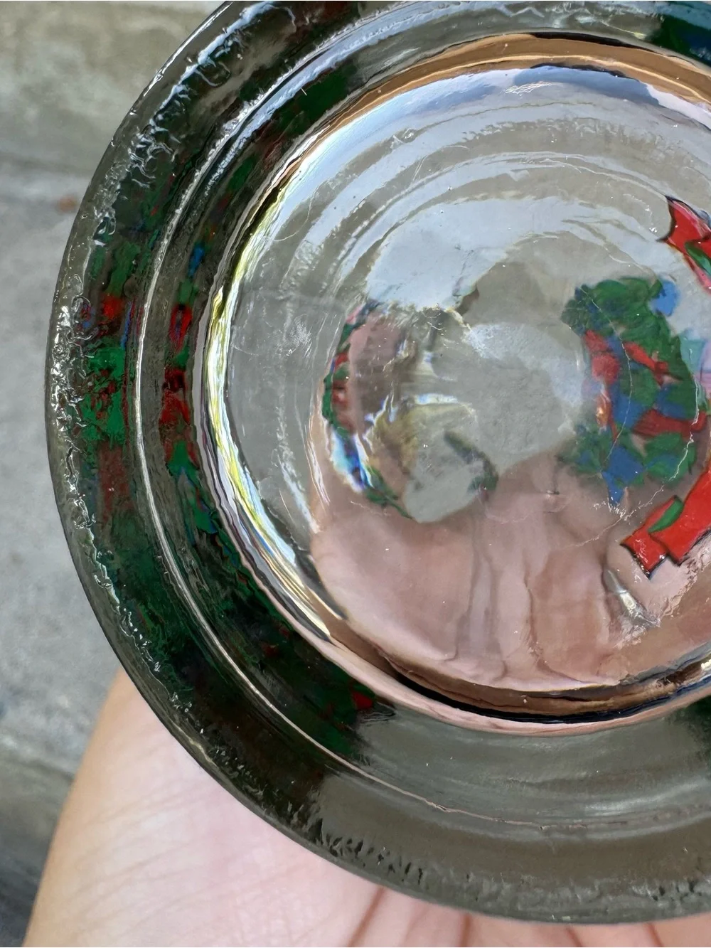 Vintage‎ 9th Day Glass Tumbler 1970s 12 Days of Christmas